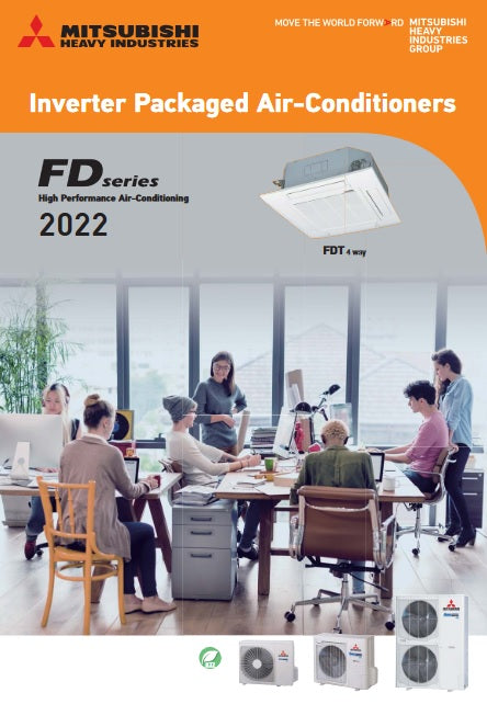 FDT71YA-W8 / SCM40YS-W (27,000 BTU) 5 TICKS MITSUBISHI HEAVY INDUSTRIES CEILING CASSETTE R32 INVERTER AIRCON - SUPPLY ONLY