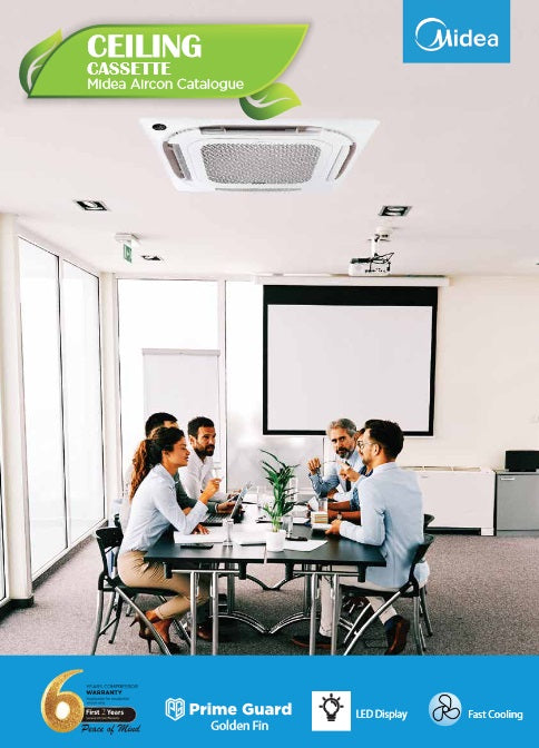 MIDEA AIRCON R32 INVERTER CEILING CASSETTE (36,000 BTU/HR) - SUPPLY ONLY