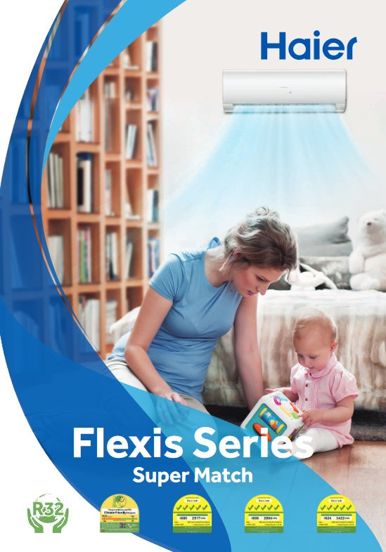 HAIER FLEXIS SYSTEM 5 R32 INVERTER AIRCON (5 TICKS) SUPPLY ONLY