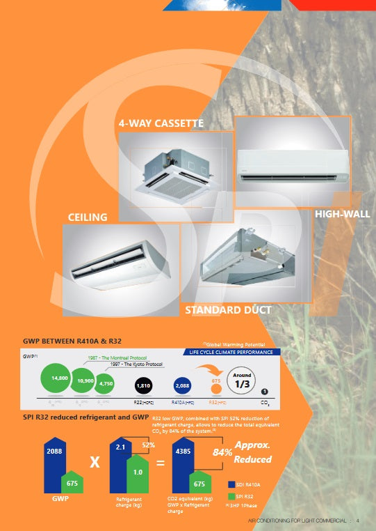 RAV-GE2501UP / RAV-GE2501AP-SG (24,000 BTU) TOSHIBA CEILING CASSETTE R32 SPI INVERTER AIRCON (4 TICKS) - SUPPLY ONLY