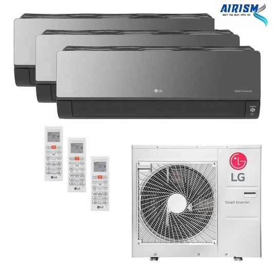 LG SYSTEM 3 (ARTCOOL + WIFI & IONIZER) R32 INVERTER AIRCON (5 TICKS) SUPPLY ONLY