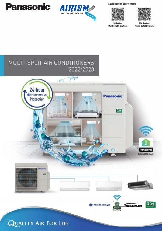 PANASONIC X-PREMIUM AIRCON R32 INVERTER SYSTEM 4 (5 TICKS) (SUPPLY ONLY)