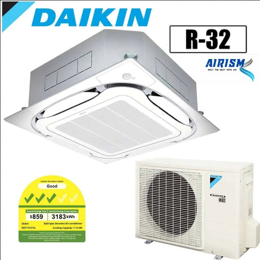 DAIKIN AIRCON R32 SKYAIR INVERTER CEILING CASSETTE (26,000 BTU/HR) - SUPPLY ONLY