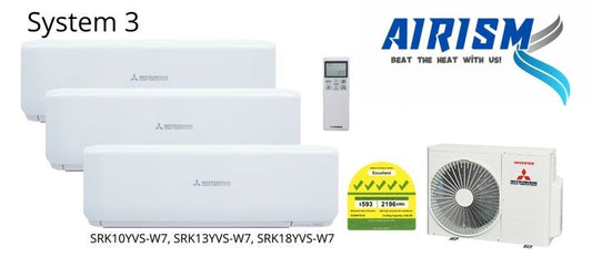 MITSUBISHI HEAVY INDUSTRIES AIRCON R32 INVERTER SYSTEM 3 (SUPPLY ONLY)