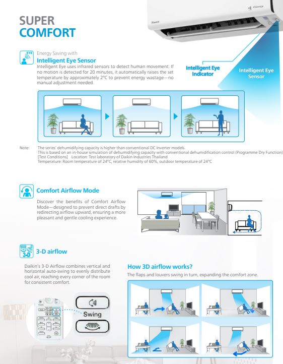 [NEW] DAIKIN SYSTEM 1 iSmileEco+ AIRCON (SUPPLY ONLY)